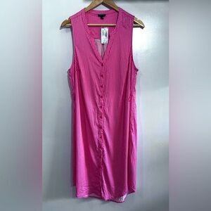 Torrid Pink Striped Sleeveless dress